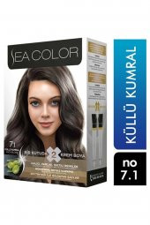 Sea Color Kit Saç Boyası-7.1-küllü Kumral - 1