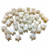 6 Adet Sedef Taşı Yıldız Boncuk Takı Malzemesi thumbnail 1