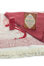 Kızımın Sesli Namaz Öğretici Seccade Seti Kırmızı(Namaz Kıldıran Cihaz) thumbnail 4