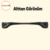 Ovit Mobilya Mutfak Dolabı Çekmece Dolap Kapak Kulpu Düz Metal Kulp Kulbu Kulpu 160 Mm Siyah - 4