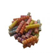 40 Adet Karışık Pastel Renk Retro Boru Boncuk Hobi Boncuğu Takı Malzemesi - 3