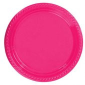 TABAK POLİPROPİLEN 22 CM FUŞYA 25 ADET thumbnail 2