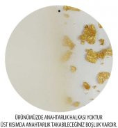 EPOKSİ YUVARLAK 5 CM ANAHTARLIK MODELİ ALTIN 1 ADET - 1
