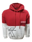 Tarz Cool T01215 Erkek Oversize Kapüşonlu Baskılı Üç İplik Sweatshirt thumbnail 1