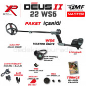 Deus 2 Dedektör - 22,5cm FMF Başlık, WS6 Master - 2