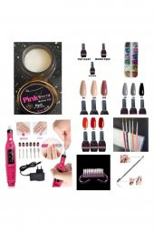 Lady red line Kalıcı Oje [ Çoklu Set ] Tırnak Jeli El Freze Kalemi - 1