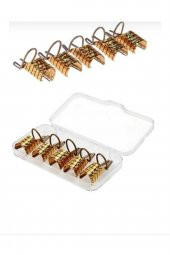 Lady red line Protez Tırnak Metal Şablon 5’li Set - 1