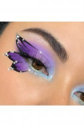 Lady red line Kendinden Yapışkanlı Vücut Yüz Ve Protez Tırnak Taşı Damla Model - 2