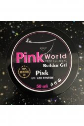 Lady red line Protez Tırnak Jeli (PİNK) Builder Gel 50ml - 3