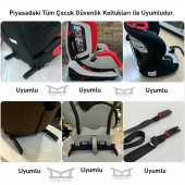 BRKRobotics Design Çoğu Araca Uyumlu İsofix Aparatı ve Kılavuz Plastiği - 3