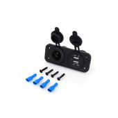 Çift USB Araç Şarj Soketi ve Çakmaklık - 2
