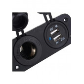 Çift USB Araç Şarj Soketi ve Çakmaklık - 4