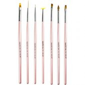 Nascita Nail Art Tırnak Süsleme Fırça Seti 7li - 02 - 1