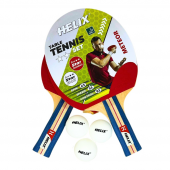 Helix Meteor 2 Yıldız Masa Tenis Raket Seti - 1