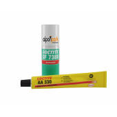 LOCTİTE Aa 330 / Sf 7388 - 50ml / 40ml Set - Uv Kurumalı Ve Akrilik Bazlı Yapıştırıcı - 1