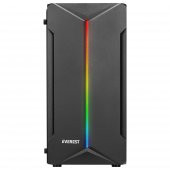 Everest SABER RGB Led Şeritli Peak 250W Akrilik Yan Panel Mini-T Gaming Oyuncu Kasası - 2