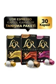 L'OR Espresso Origin India-Colombia-Guatemala 3'lü Tanışma Paketi 30 Kapsül thumbnail 1