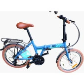 Bianchi F021 20 Jant Katlanır Bisiklet 38 cm 21 Vites V Fren Koyu Gri - 1