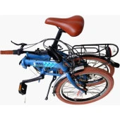 Bianchi F021 20 Jant Katlanır Bisiklet 38 cm 21 Vites V Fren Koyu Gri - 3