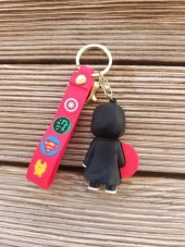 Anahtarlık Captain Amerika Marvel Silikon Anahtarlık Çanta Süsü Karakter Figür Oyuncak 15764 thumbnail 3