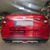 Fiat Egea Difüzör Arka Tampon Eki 4 Egzoz Çıkışlı Gri - 2