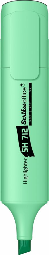 Scrikss Sh712 Fosforlu Kalem - Pastel Yeşil - 1