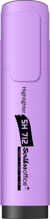 Scrikss Office Sh712 Fosforlu Kalem – Pastel Lila (12 Adet) thumbnail 2