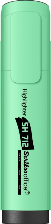 Scrikss Sh712 Fosforlu Kalem - Pastel Yeşil - 2
