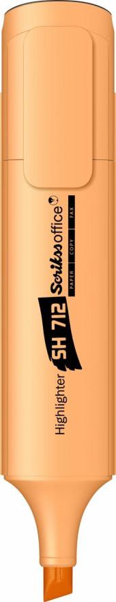 Scrikss Sh712 Fosforlu Kalem - Pastel Turuncu - 1