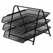 Globox Evrak Rafı Metal 3 LÜ Siyah 6255 - 1