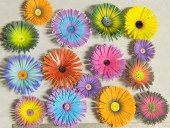 Sarı - Beyaz Renk Geçişli Çizgili Quilling Kağıdı thumbnail 2