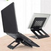 Ayarlanabilir Metal Dizüstü Destek Tabanı Katlanabilir Taşınabilir Laptop Sehpası Standı - 2