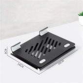 Ayarlanabilir Metal Dizüstü Destek Tabanı Katlanabilir Taşınabilir Laptop Sehpası Standı - 3