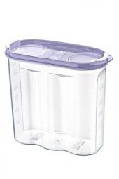 2 Kapaklı Ölçekli Erzak Kuru Gıda Saklama Kutusu Kabı - 1,7 Litre - SA935 thumbnail 5