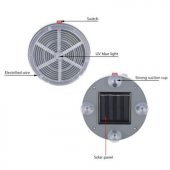 Güneş Enerjili Solar Vantuzlu Sinek Kıran Sivrisinek Kovucu Cihaz - 7
