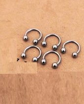 8 MM 5 li Set Septum Smiley Piercing (316 L Çeliktir) - 3