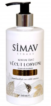 SİMAV Kestane Özlü ve Termal Sulu Cilt Bakım Seti 2li - Krem 250ml + Losyon 340ml - 4