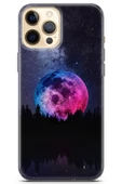 Apple iPhone 12 Pro Kılıf Seri Moon 20 Rainbow Ay Renkli Kılıf Gökkuşağı - 1