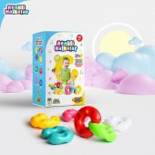 Eğitici ve Eğlenceli Renkli Halkalar - 18 Parça - 1