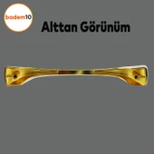 Ovit Mobilya Mutfak Dolabı Çekmece Dolap Kapak Kulpu Düz Metal Kulp Kulbu Kulpu 160 Mm Altın thumbnail 4