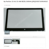 Hp Pavilion 15-AU 15-AW BEZEL EKRAN ÇERÇEVESİ SORUNSUZ thumbnail 1