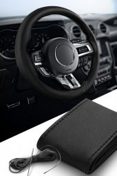 Hyundai Getz Siyah Dikme Direksiyon Kılıfı - 1