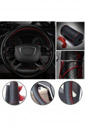 Hyundai I20 2010-2014 Kırmızı Dikme Direksiyon Kılıfı Uyumlu - 3