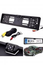Geri Görüş Kamerası Plakalık Gece Görüş 4 Ledli Klavuz Çizgili 47905 - 2