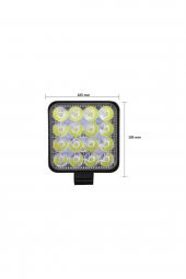 Lwl-s16 Çalışma Lambası 12-24 Volt Kare 16 Ledli 48w Adet - 5