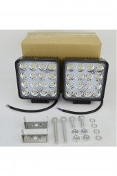 4 Adet 16 Ledli Off Road Çalışma Ve Sis Lambası 48watt 12 & 24 Vo - 4