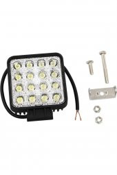 Lwl-s16 Çalışma Lambası 12-24 Volt Kare 16 Ledli 48w Adet - 3