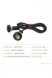 Honda Cıvıc 1996-2000 Ayna Altı Led Kartal Göz Turuncu - 6