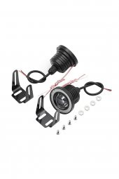 Fiat Linea Uyumlu Universal Mercekli Led Angel Sis Farı 76mm Beyaz Renk - 4