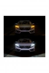Kayar Sinyalli Led Gündüz Farı Şerit Lamba 60cm - 2